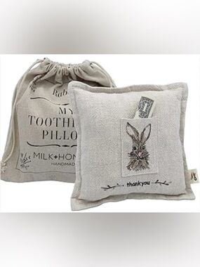 MILK+HONEYS Rabbit Tooth Fairy Pillow - NEW